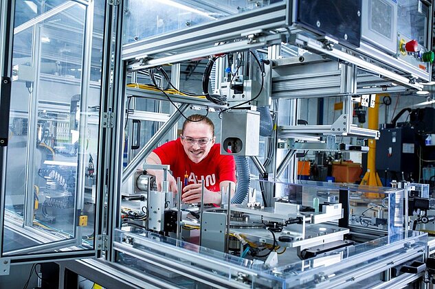 employee working in assembly