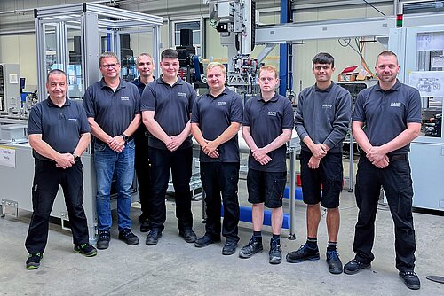 Four apprentices from Diepenau completed their apprenticeship