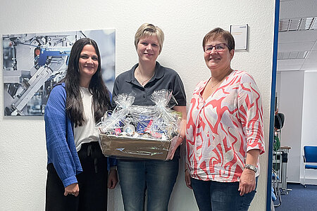 Tina Döpke celebrates her 25 years anniversary at HAHN Automation Group Diepenau